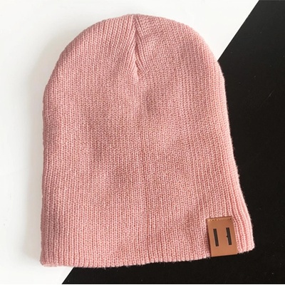 HARAHU Едноцветна шапка - Розова kp12313 (12313)