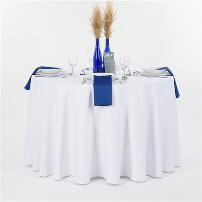 Hotelum Reštauračný obrus biely 100% PE s teflónovou úpravou WHI-320HOR Ø 320cm