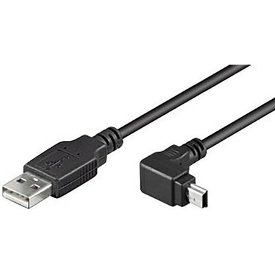 PremiumCord ku2m2a-90 miniUSB 2.0, A-B, 5pinů, 90°, 1.8m