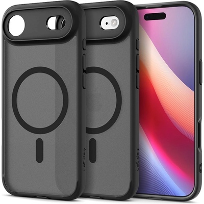 Хибриден кейс с висока степен на защита с MagSafe за iPhone 17 Air - Spigen Ultra Hybrid MagSafe Case (черен-мат) (ACS10316)