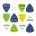 Harley Benton Nylon Player Pick Set 0, 58mm