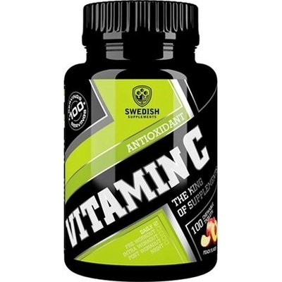 Swedish Supplements Vitamin C Peach 100 chewable tabliet