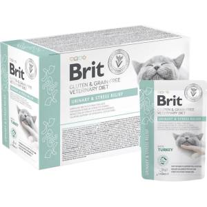 Brit Veterinary Diet Urinary & Stress Relief 12x85 g