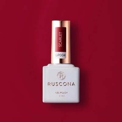 Ruscona gel lak SCARLET 004 11 ml