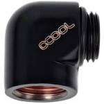 Alphacool L-конектор Alphacool HF, G1/4 външна - вътрешна резба, Черен мат (AC-64213) - mypc