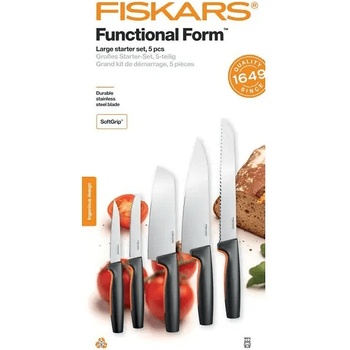Fiskars Комплект ножове Functional Form New, 5 броя (FS 1057558)