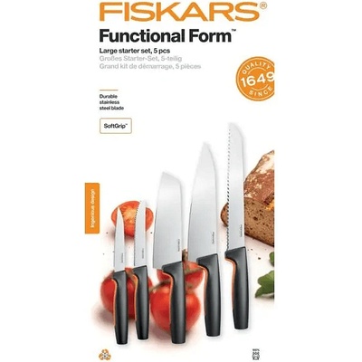 Fiskars Комплект ножове Functional Form New, 5 броя (FS 1057558)