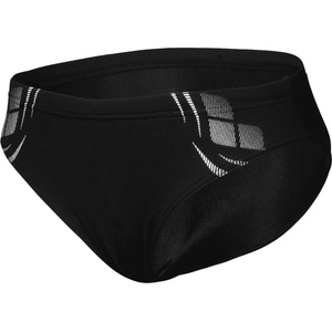 arena performance poseidonia briefs boys black/white 128cm