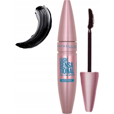Maybelline Lash Sensational Waterproof riasenka Black 9,4 ml
