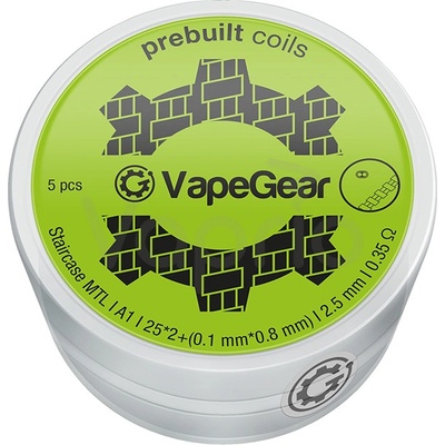 VapeGear předmotané spirálky Staircase A1 0,35ohm