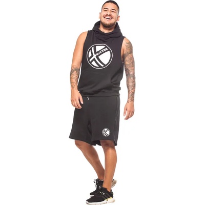 Excess Мъжки комплект Excess Black W елек и къси панталони (EX-21873)