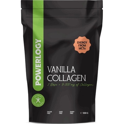 Powerlogy Vanilla Collagen hydrolyzovaný kolagen hovězí Vanilla 300 g