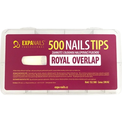 Expa Nails Box tipů 500ks Royal Overlap