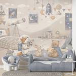 Art Gift Decor Фототапет детска стая космическо приключение