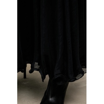 Answear. LAB Пола Answear. LAB в черно дълга разкроена (sk956.iak)