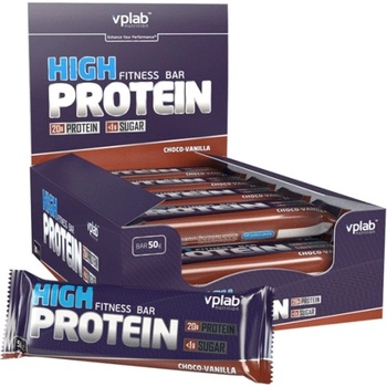 Image 1 of VPLab High Protein Bar [50 грама] Шоколад и Ванилия