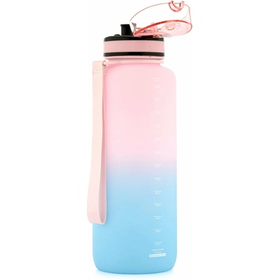 Meteor sportovní láhev 1500 ml růžovo modrá