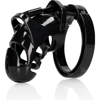 Shots ManCage Chastity Cock Cage 25 Black - polykarbonátová klec na penis