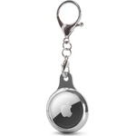  Силиконов ключодържател за Apple AirTag - ComT TPU Shining AirTag Cover (сребрист)
