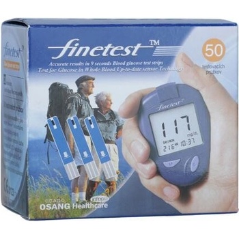 Finetest testovacie prúžky 50 ks