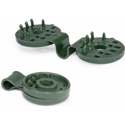BRADAS Upínacia spona BUNGEE CORD CLIPS zelená