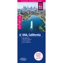 mapa USA California Kalifornie 1:850 t voděodolná