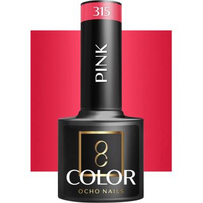 Activeshop Ocho Nails Hybridný lak na nechty ružový 315 5 g