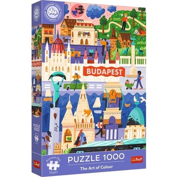 Trefl Premium Plus Quality 1000 части Изкуството на цвета: Будапеща, Унгария, Шампионат (12107)