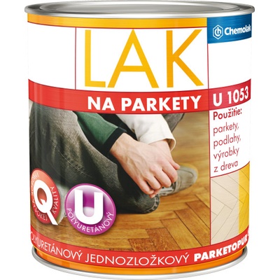 CHEMOLAK U-1053 Lak polyuretánový na parkety priesvitná lesklá,0,75L