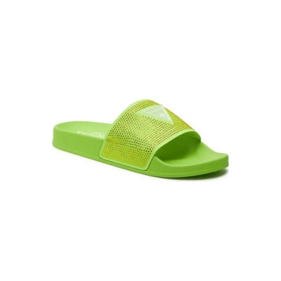 Guess beach slippers strass E4GZ25BB00F G8V3 Zelená