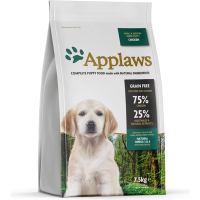Applaws Puppy Small & Medium Breed Chicken 7,5 kg