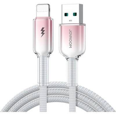 Joyroom S-A42 Crystal-Clear Series 3A USB-A Lightning 1,2m bílý