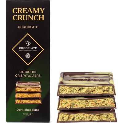 DP chocolate Tabuľka Creamy Crunch Pistáciová s francúzskou palacinkou 100 g