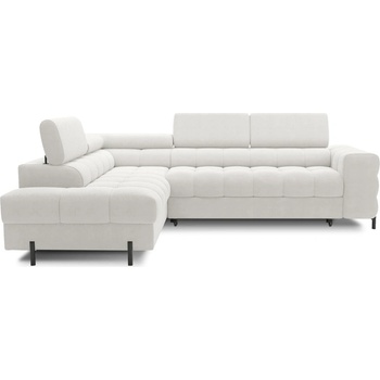 Eltap Кремав разтегателен ъглов диван с място за съхранение от букле (ляв ъгъл L форма) Ferucce - ELTAP (CO-FER-LT-01AMO)