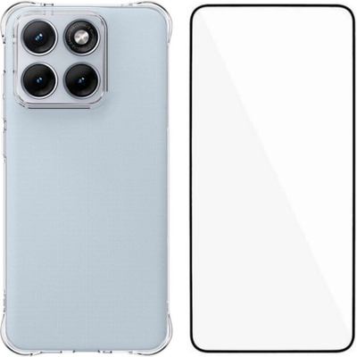 Motorola WANLONFENG WL Прозрачен Калъф за Motorola Edge 70 Fusion+ 5G / Fusion 5G - 2.0mm TPU, С включено стъкло, Anti-yellowing