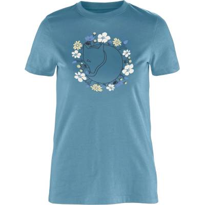 Fjällräven Дамска тениска Fjällräven Women's Fjällblomster Fox T-Shirt - Dawn Blue - размер XS (916-6337-0311)
