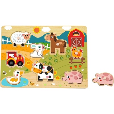 2Kids Toys Vkladacie puzzle Vidiek