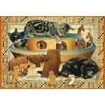 Grafika Art Puzzle - Puzzle Kittens playing in Noahs ark - 1 000 piese