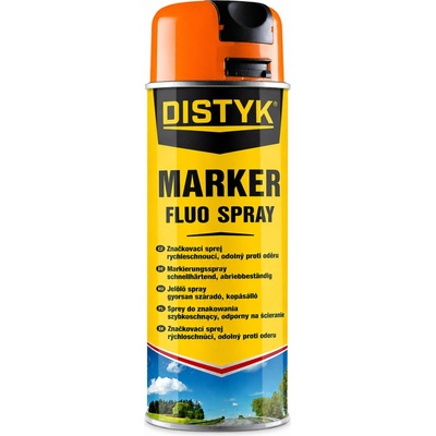Distyk Marker fluo spray 500 ml orange