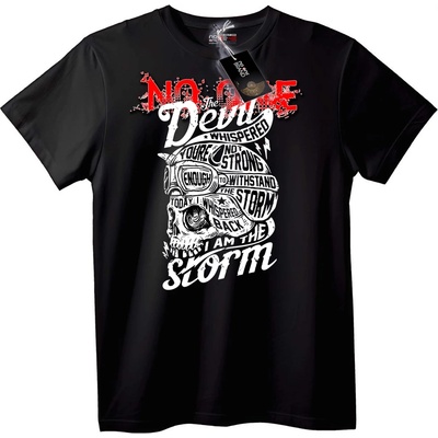NOONEBRAND Тениска Никой Пошепна Аз Съм Бурята - 3XL, Black