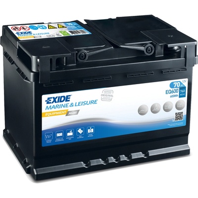 Exide EQUIPMENT 12V 70Ah EQ600