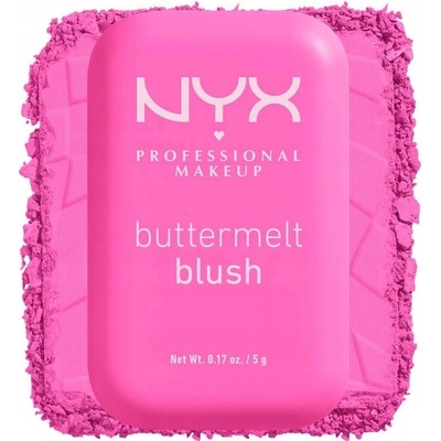 NYX Professional Makeup Buttermelt Blush púdrová lícenka 01 My Butta Half 5 g
