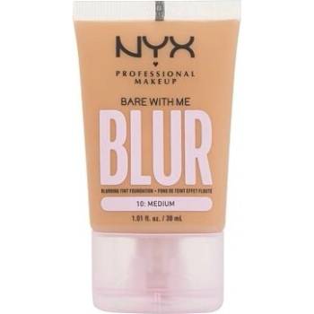 NYX Professional Makeup Bare With Me Blur Tint Foundation zmatňující make-up se středním krytím 10 medium 30 ml