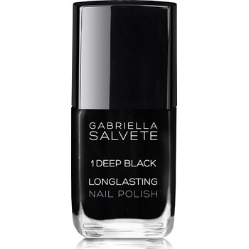 Gabriella Salvete Longlasting Enamel lak na nechty 01 Deep Black 11 ml