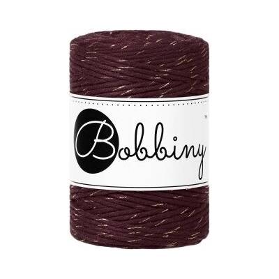 Macrame Cord 1, 5 mm 100 m Golden Burgundy юта (MD-E099)