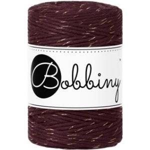 Bobbiny Macrame Cord 1, 5 mm 100 m Golden Burgundy юта (MD-E099)
