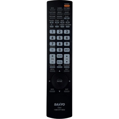 Diaľkový ovládač SANYO GXEA 1-800-877-5032