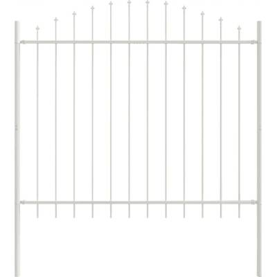 Plot zahradní s výložníkem, bílý, 1,7x1,25 m, ocel