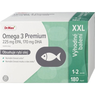 Dr. Max Omega 3 Premium XXL 180 kapslí