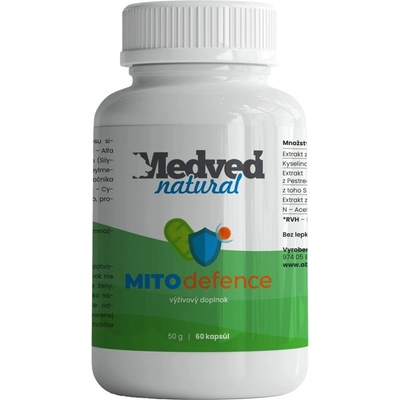 Medvěd natural MITO defence 60 kapslí